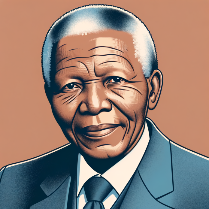il primo presidente nero del Sudafrica.